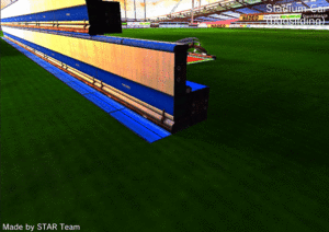 Stadium car bugsliding